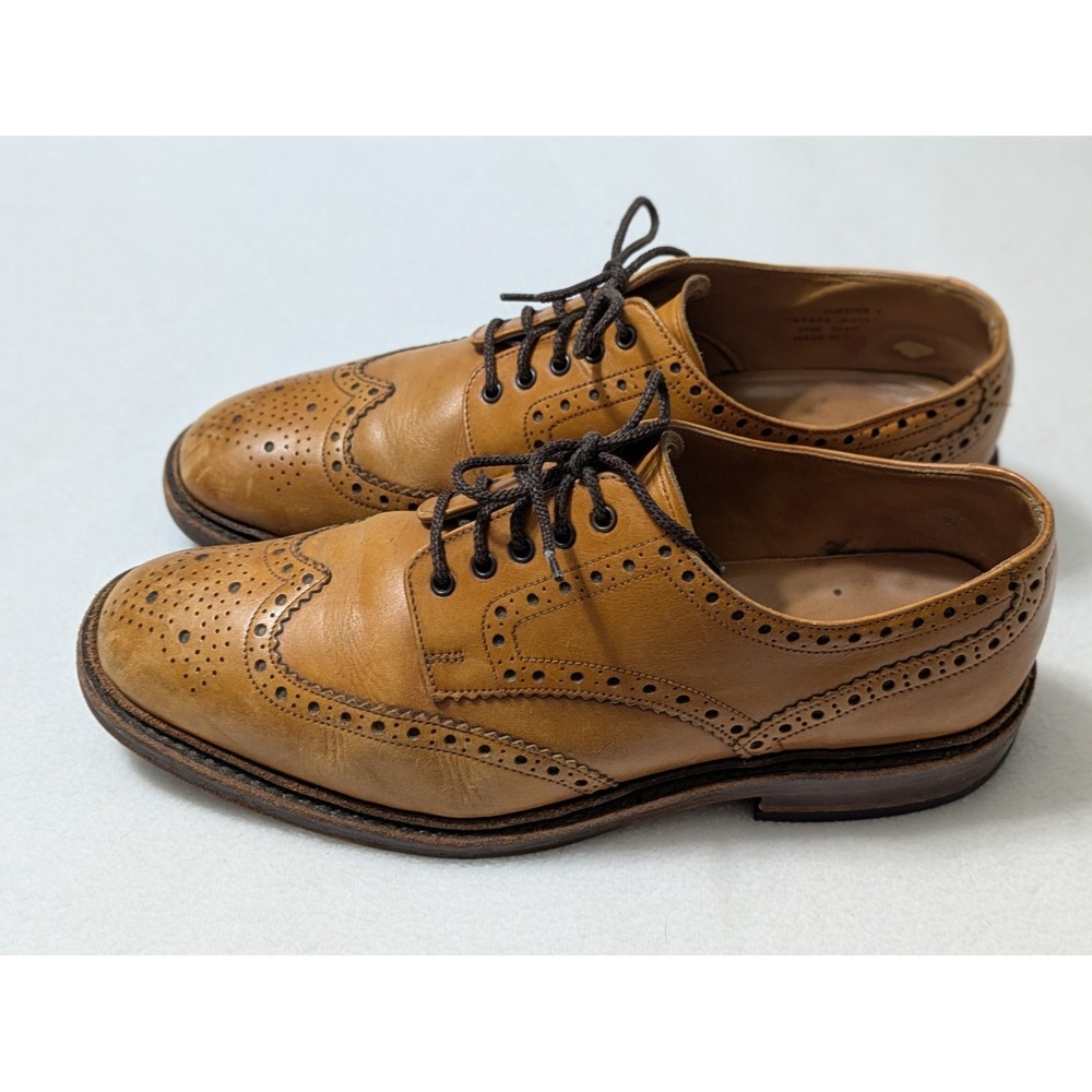 Loake 1880 Chester Shoes Sz 8 US 41 EU Made In England Wing Tip Luxury Capsule